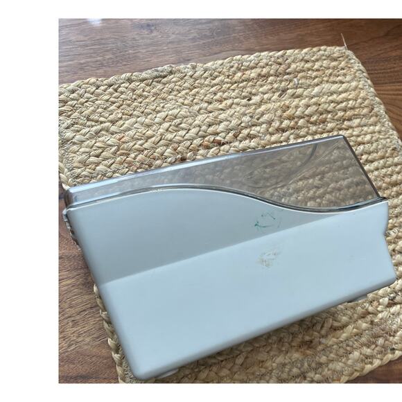 Vintage Computer Disk Storage Box Clear Lid Holds 3.5" Model 1618A - Picture 2 of 6